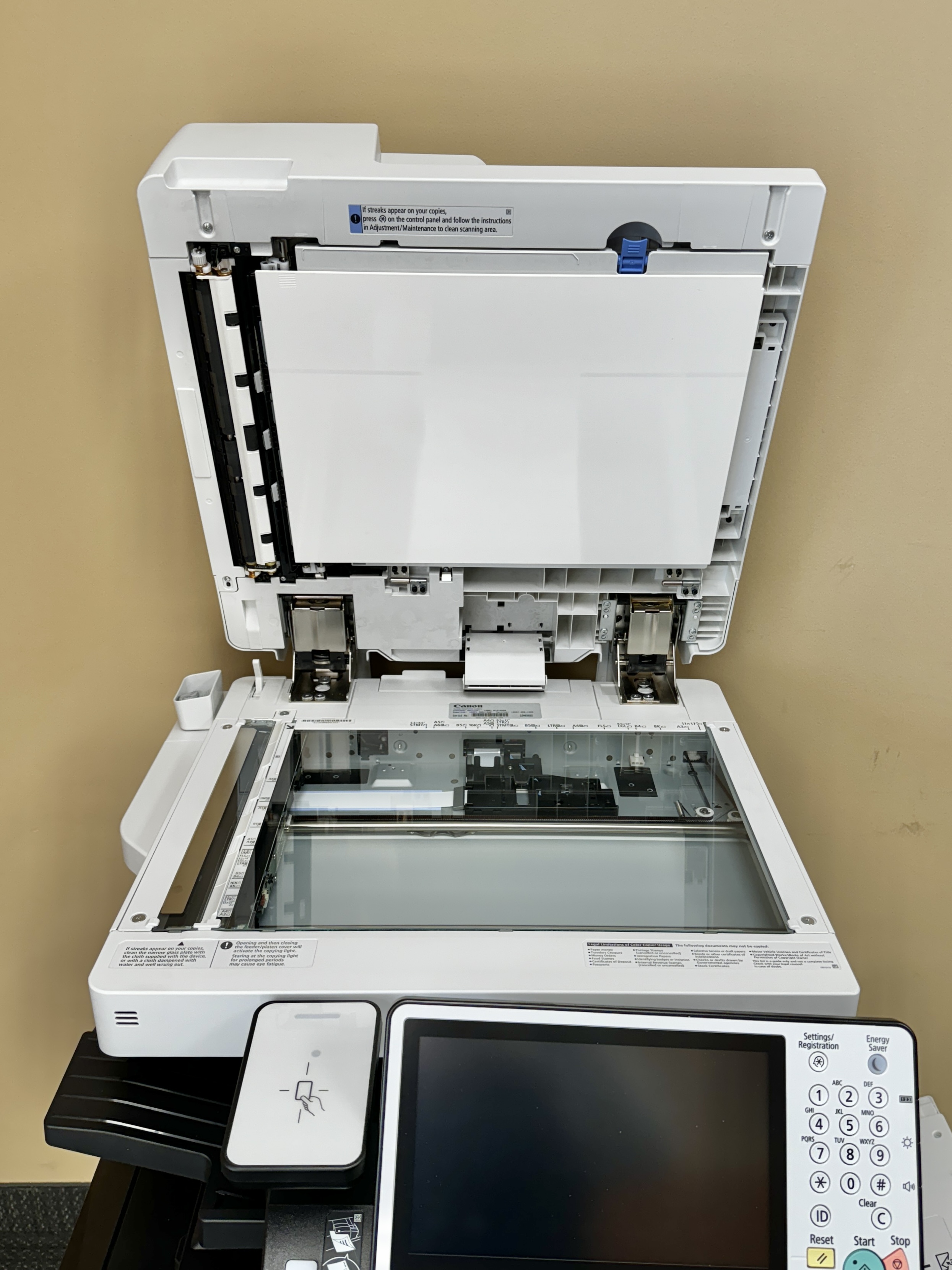 secure print for a canon imagerunner advance c5550ii