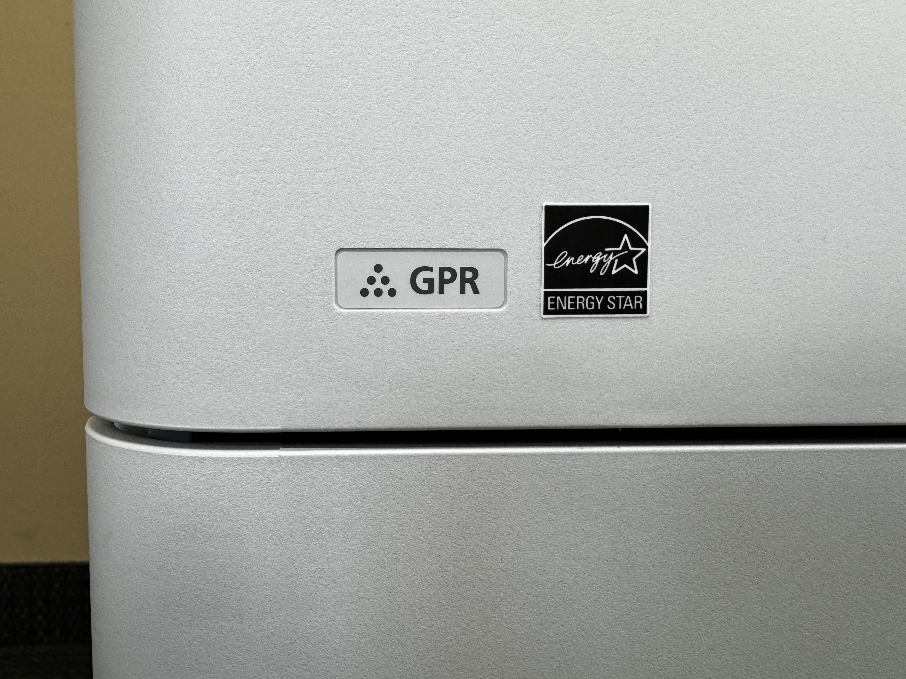 Energy star logo on a Canon C5540ii