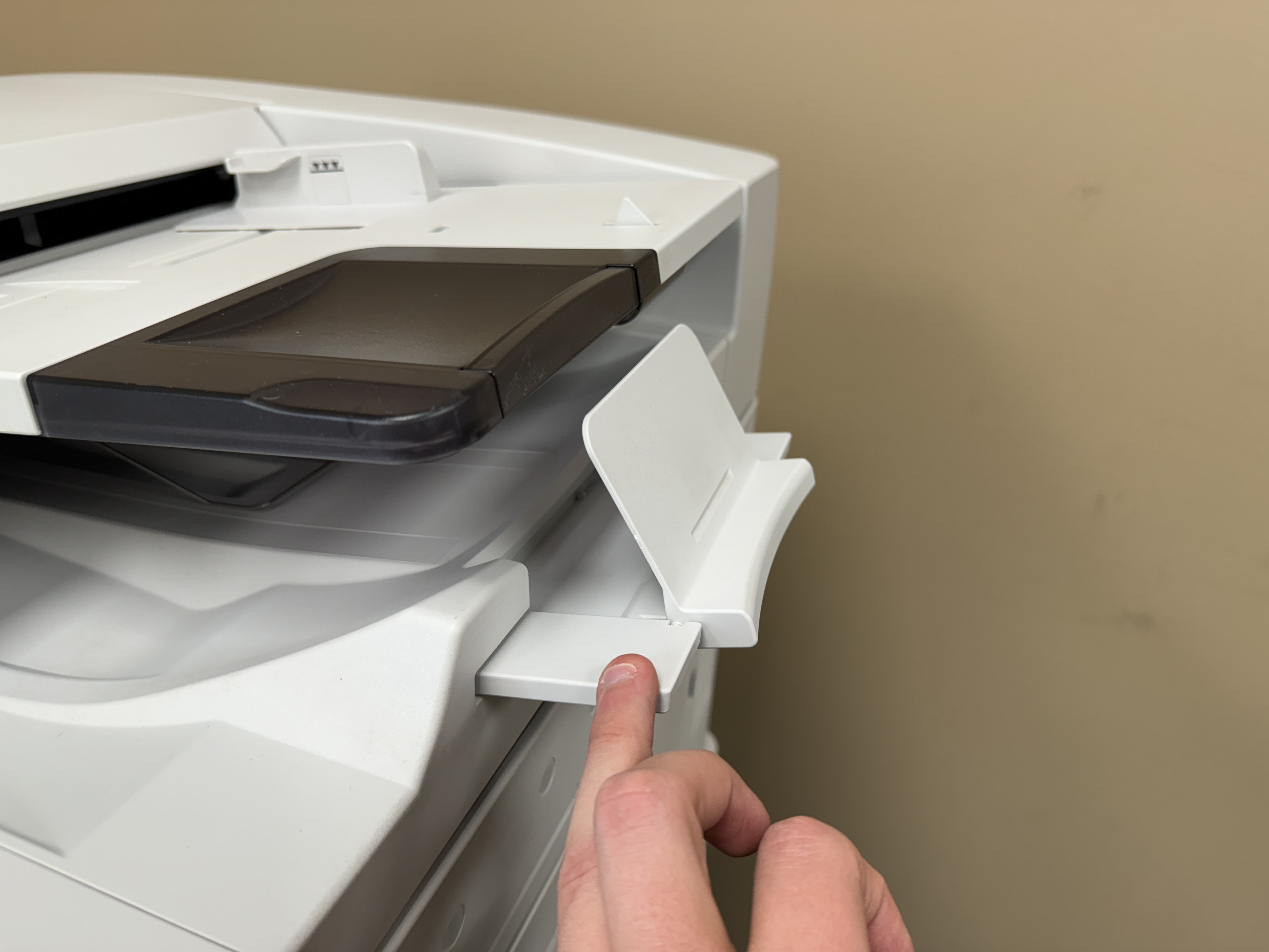 adf exit feed exstension