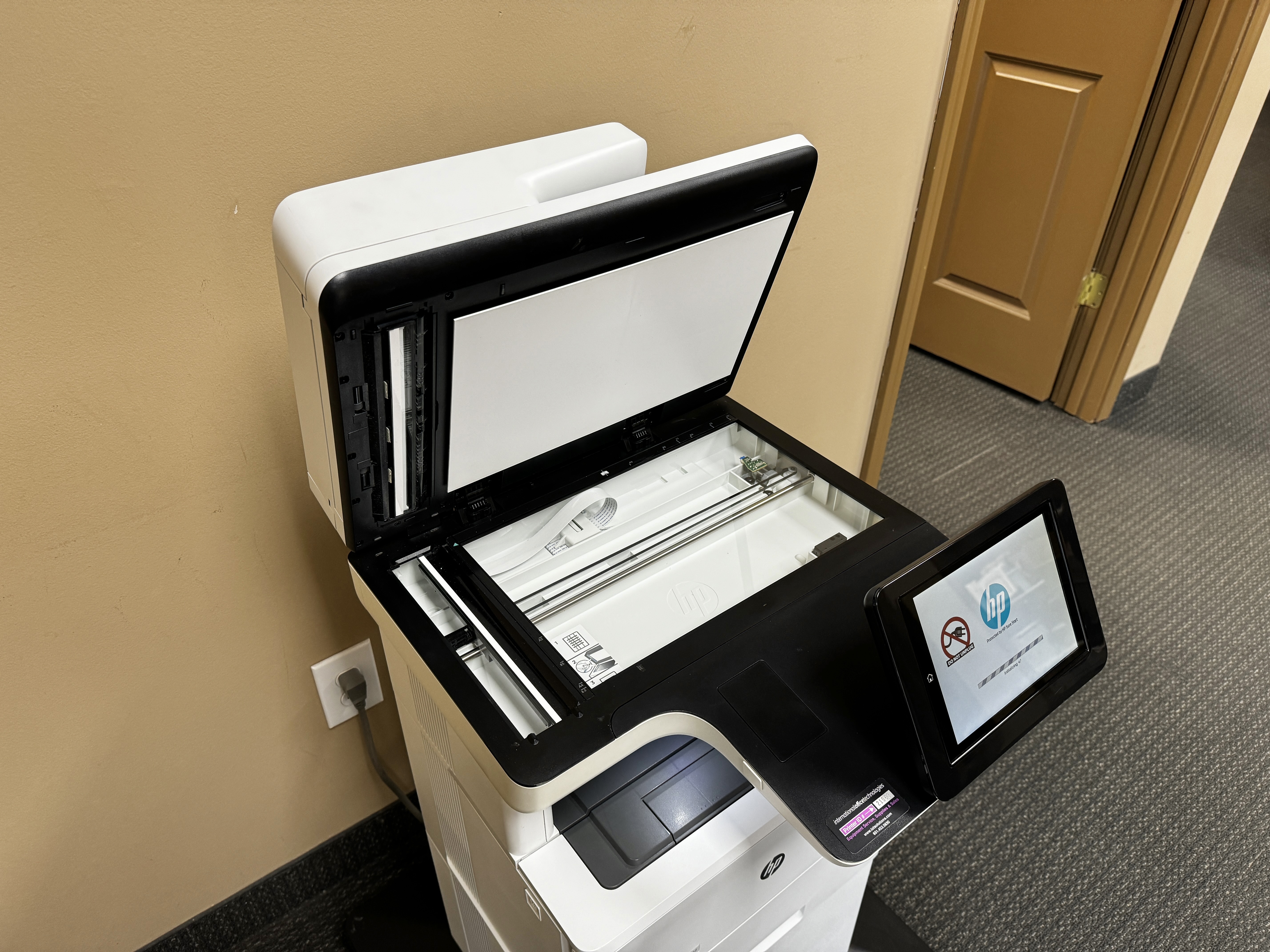 copier lid deck for a HP m527 copier