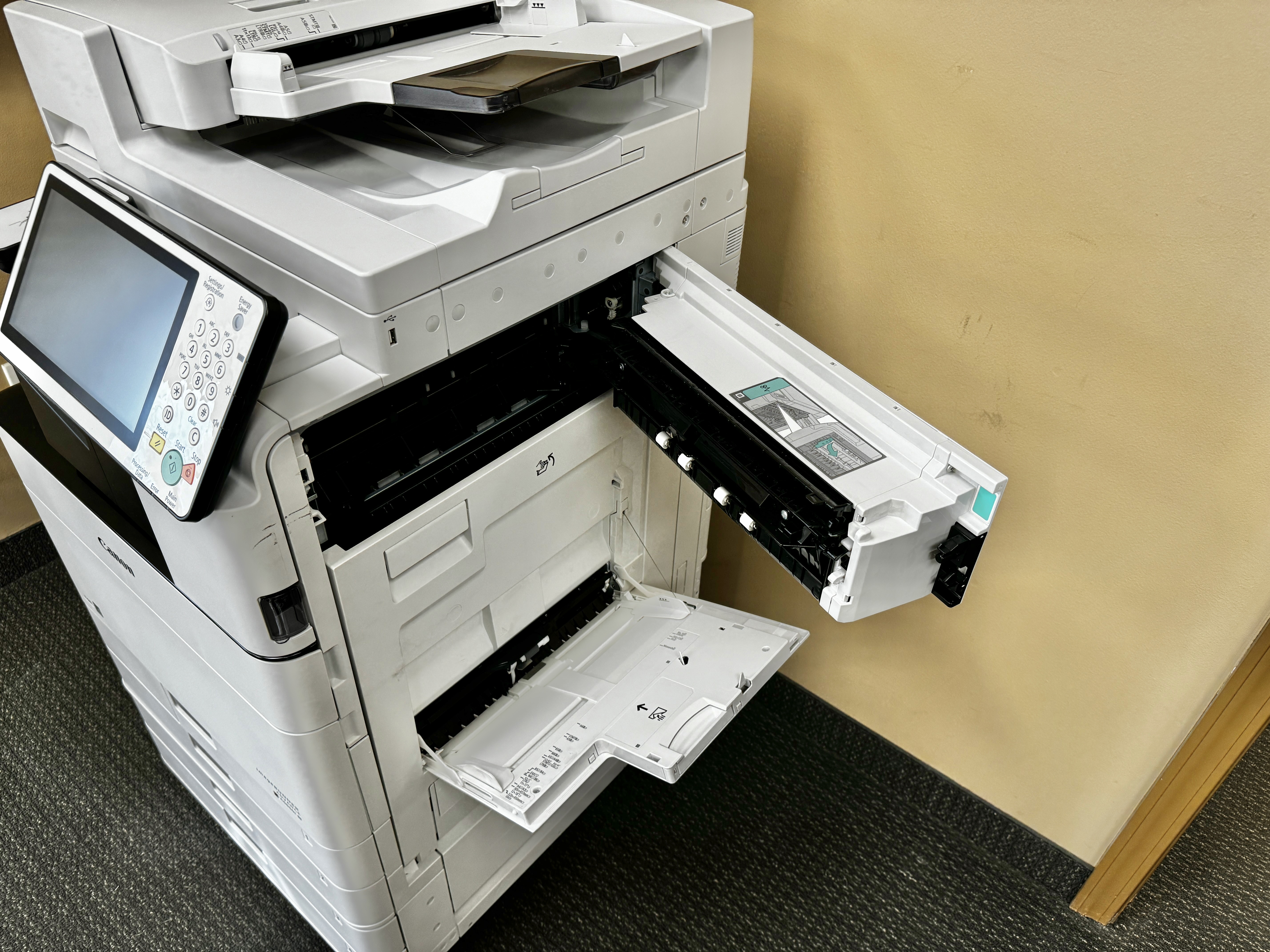 acces door and manual tray for a canon c5540II color copier machine for sale