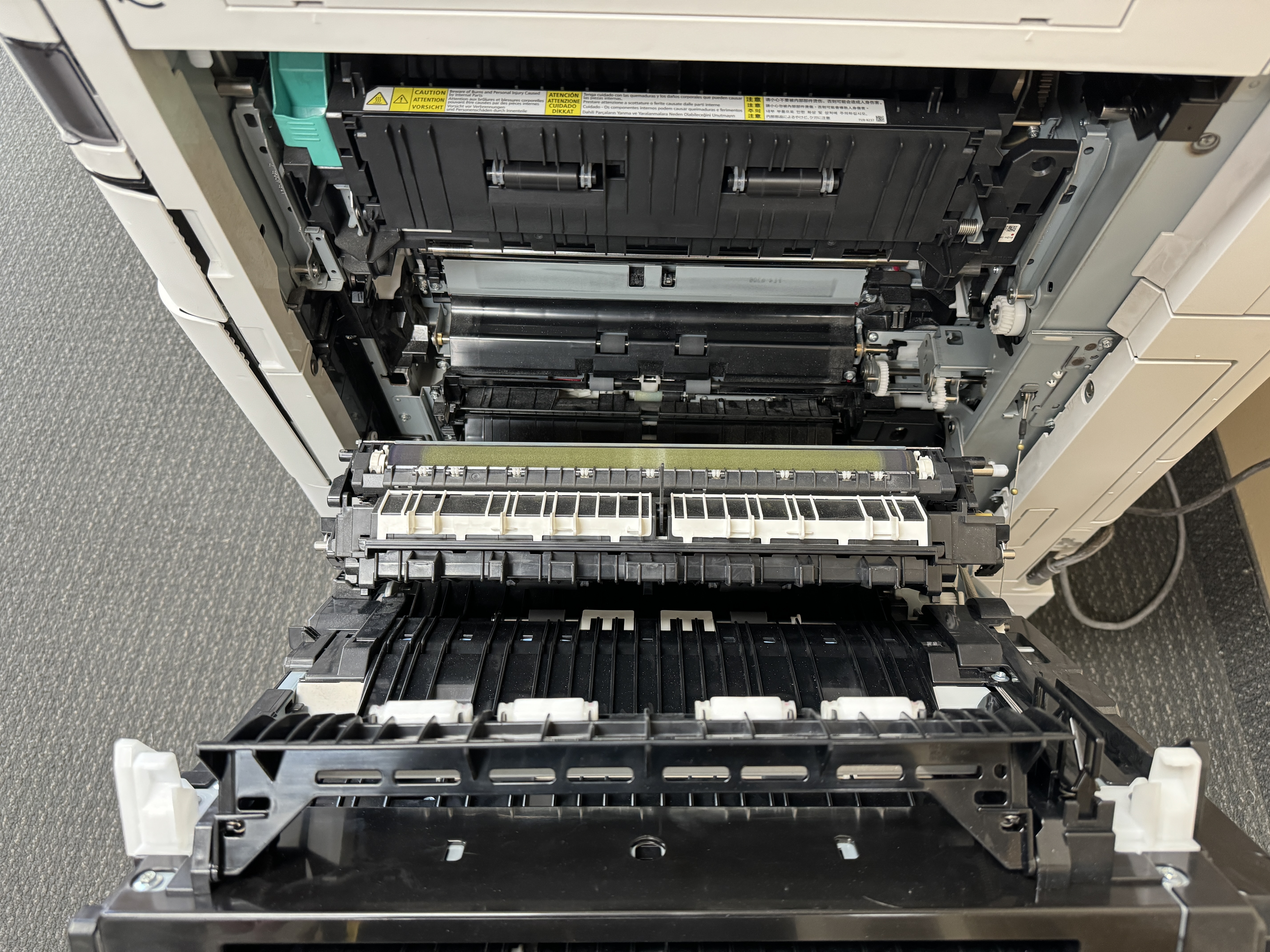 fuser access door for color copier