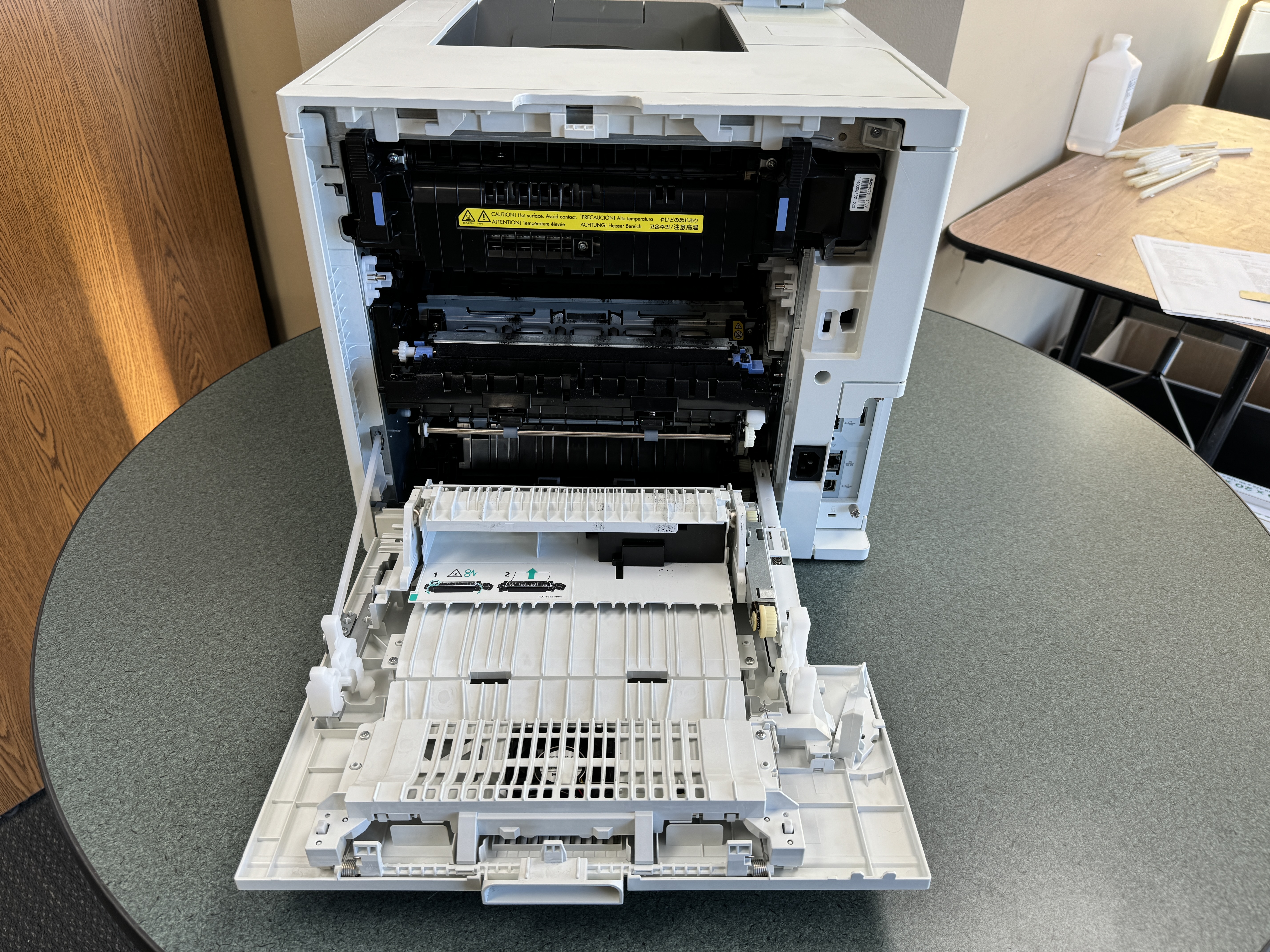 rear fuser asseble door