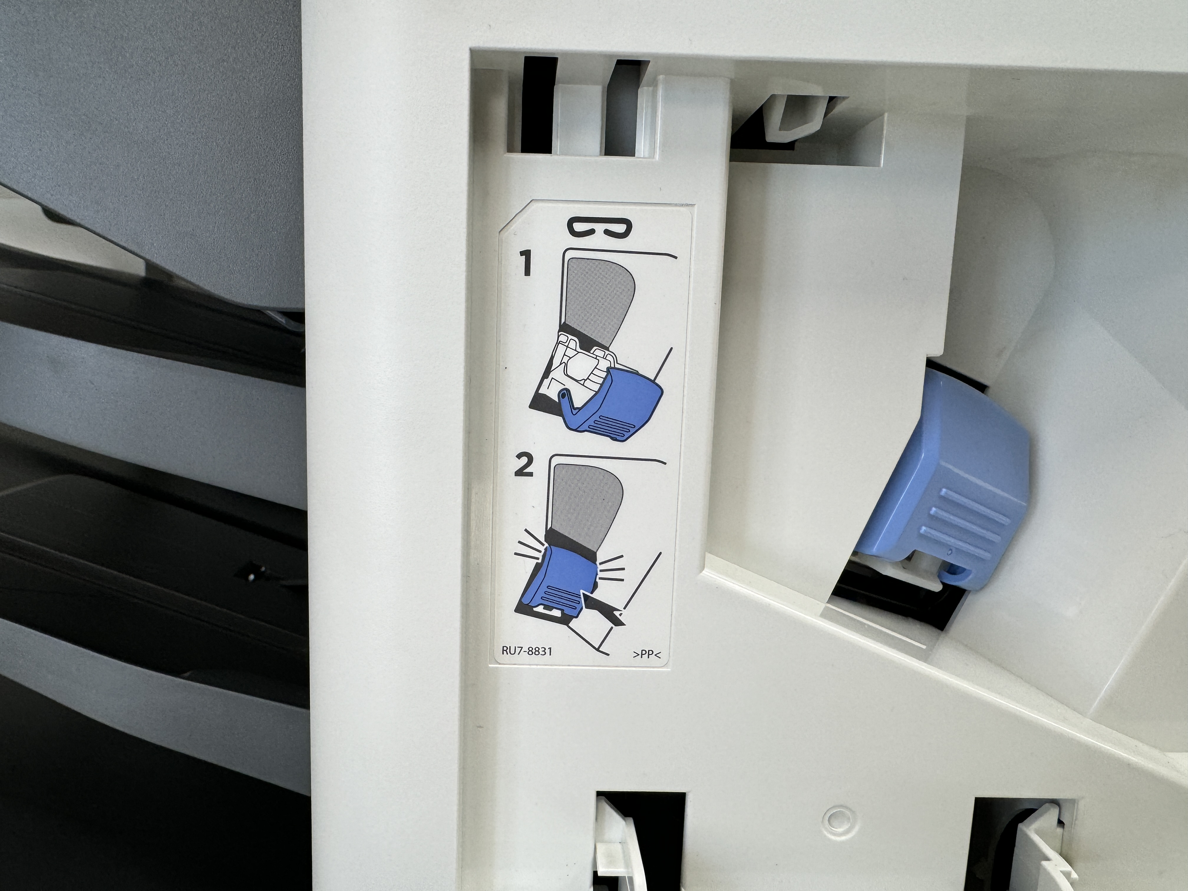 Stapler cartridge for a HP M682 color copy machine for small business.