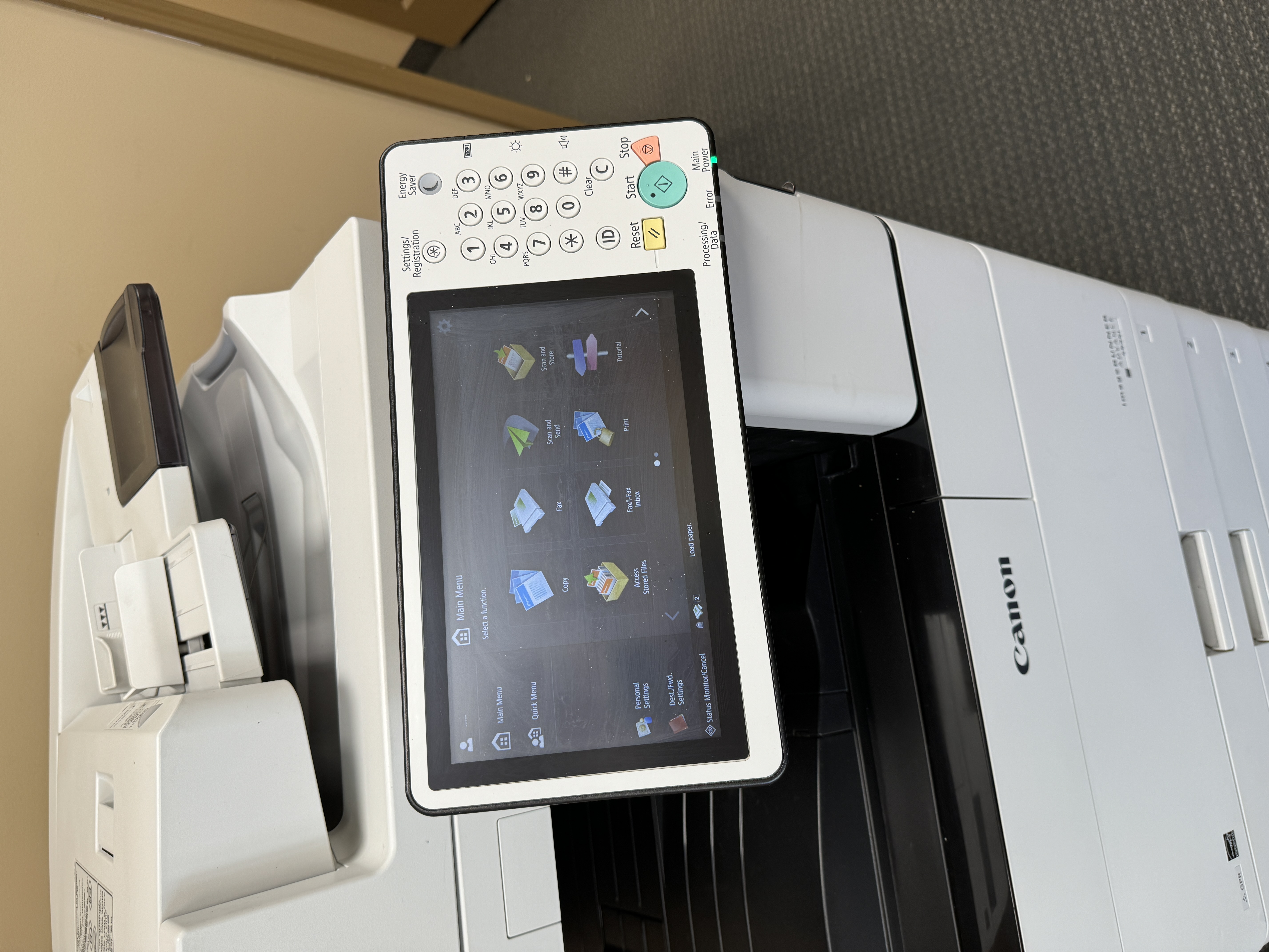 Canon imagerunner advance 4551 ii commercial printer rental.