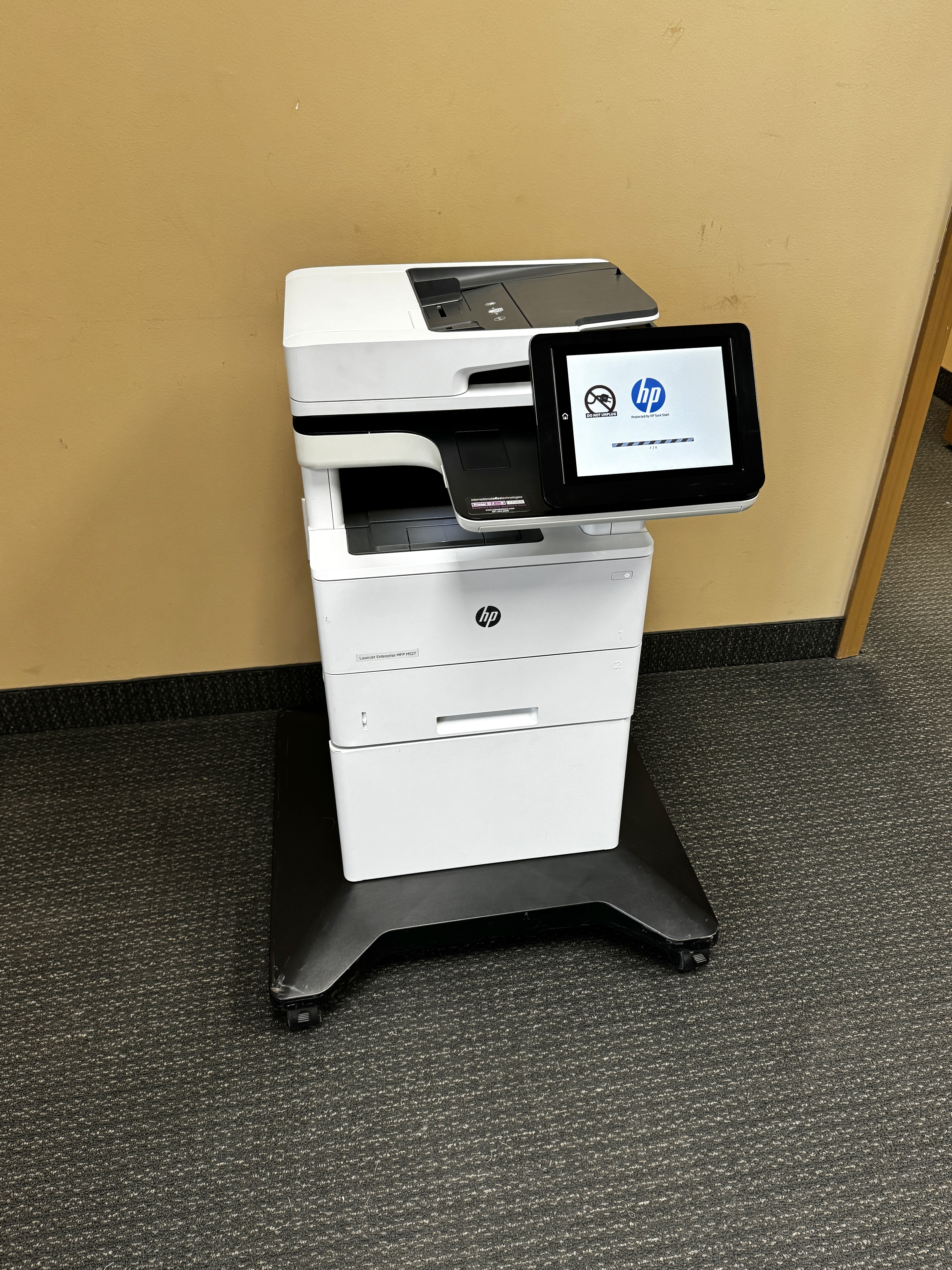 HP M527 commerical printer rental. 