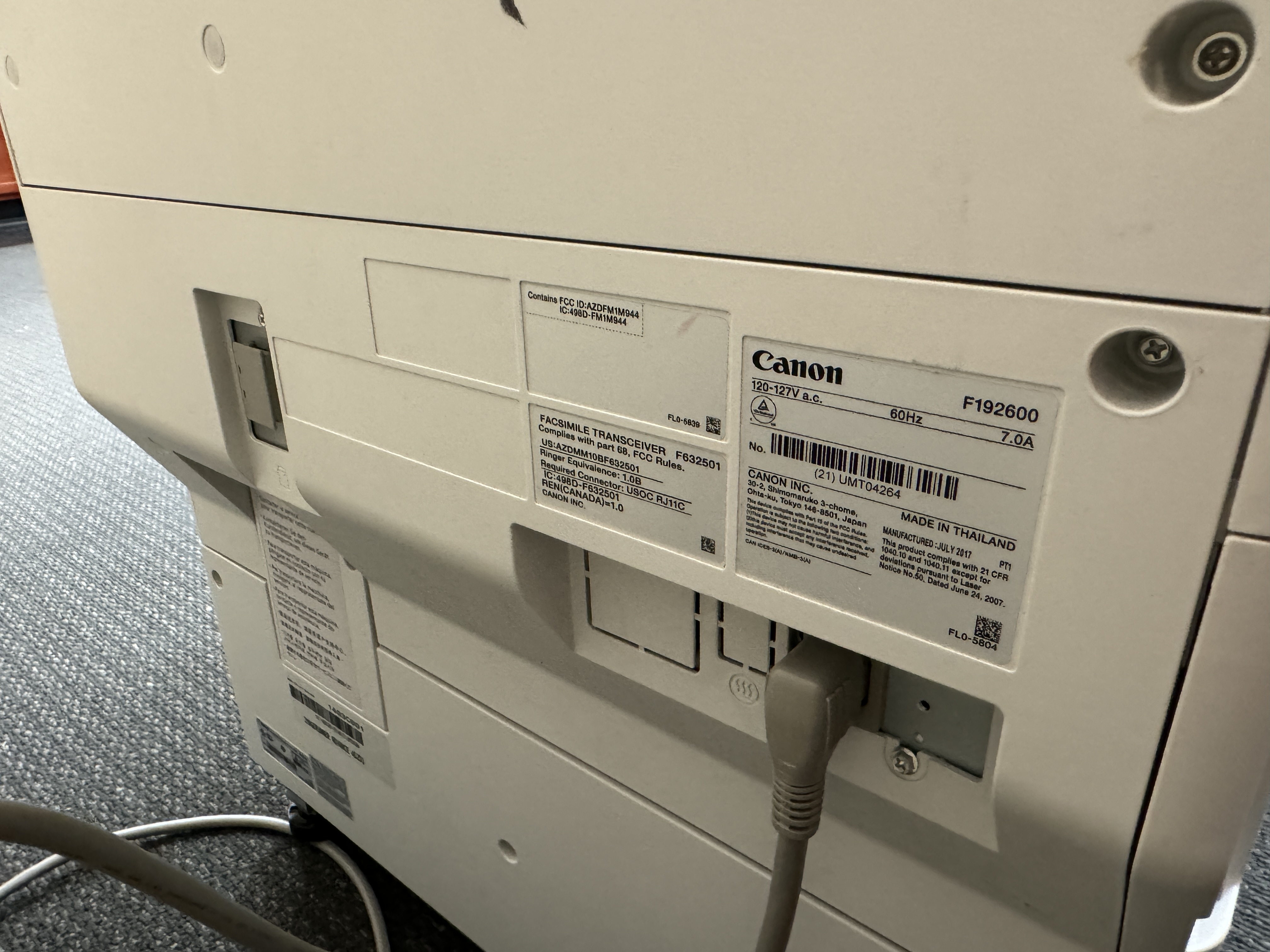 Label on used office printers for sale near me