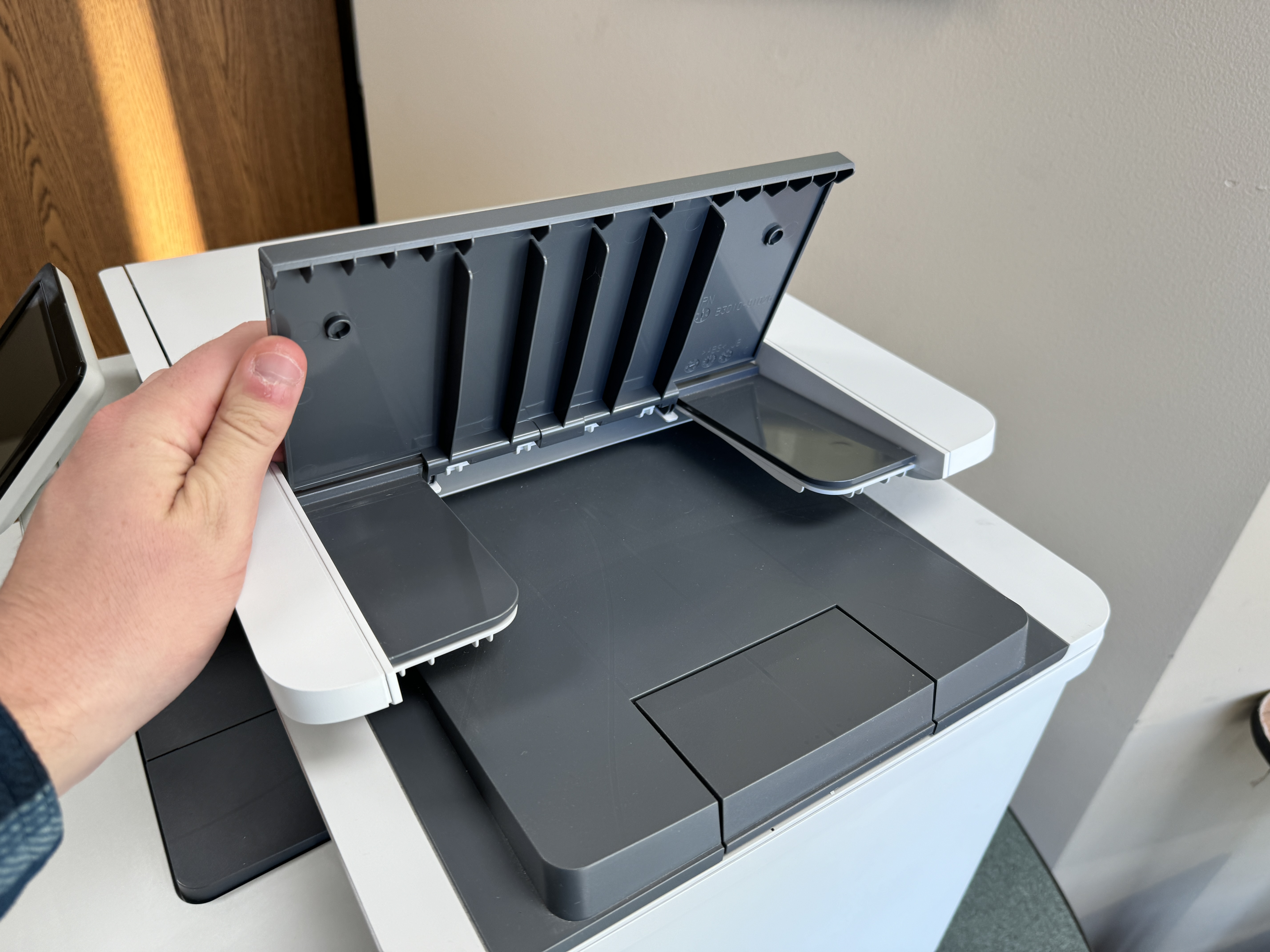 Paper holder on used color copiers for sale