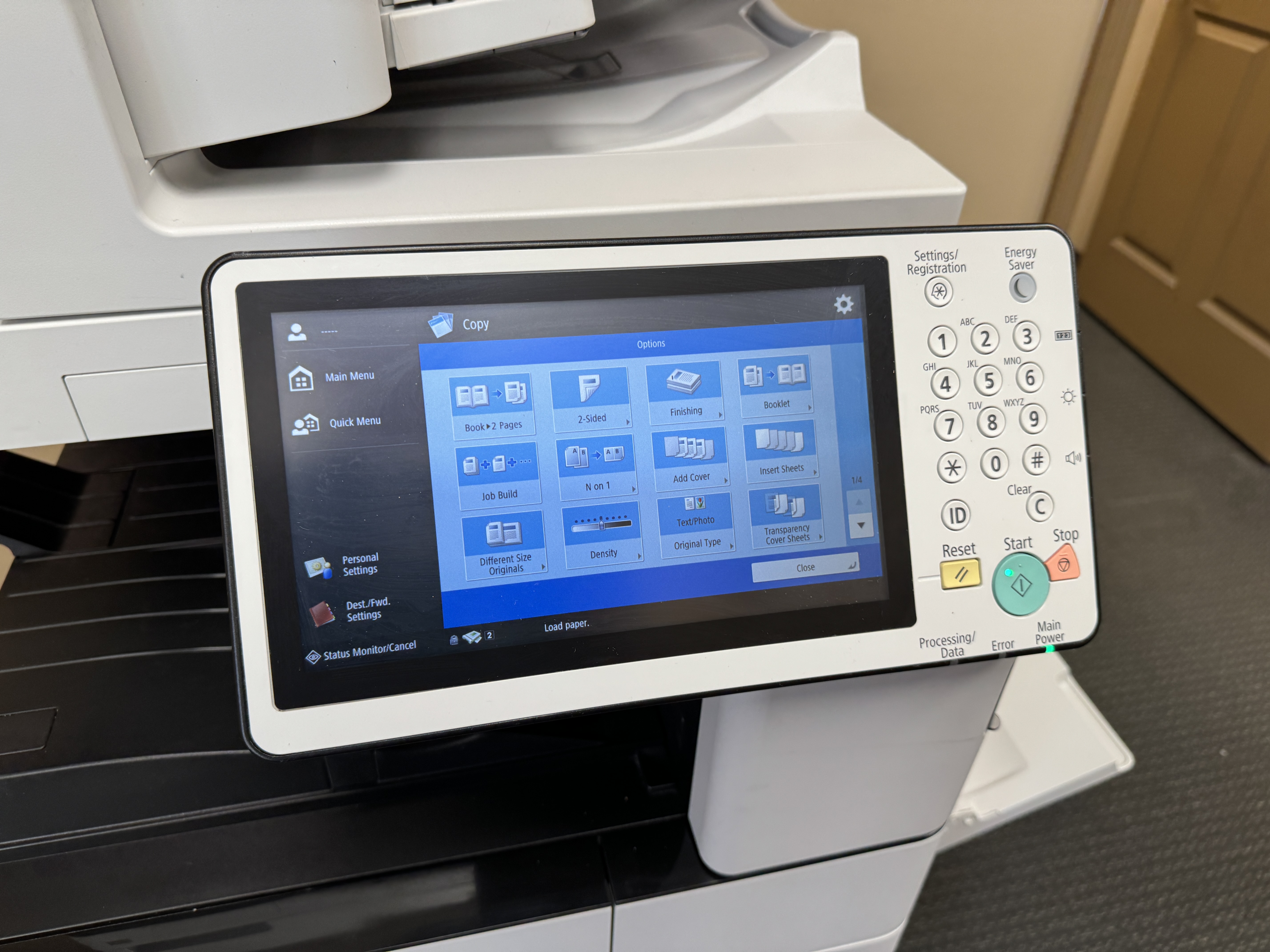 Copy feature on used commercial copiers for sale