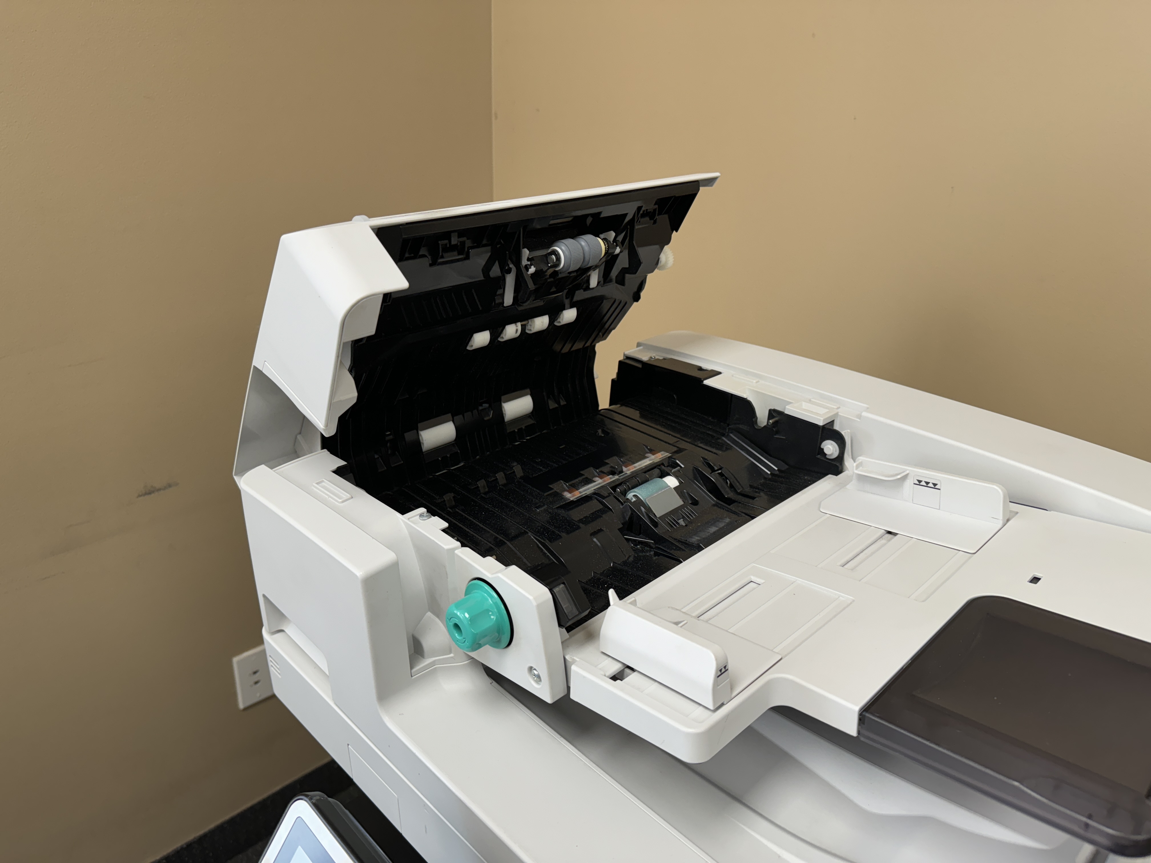 Paper dispenser on used office printers for sale near me