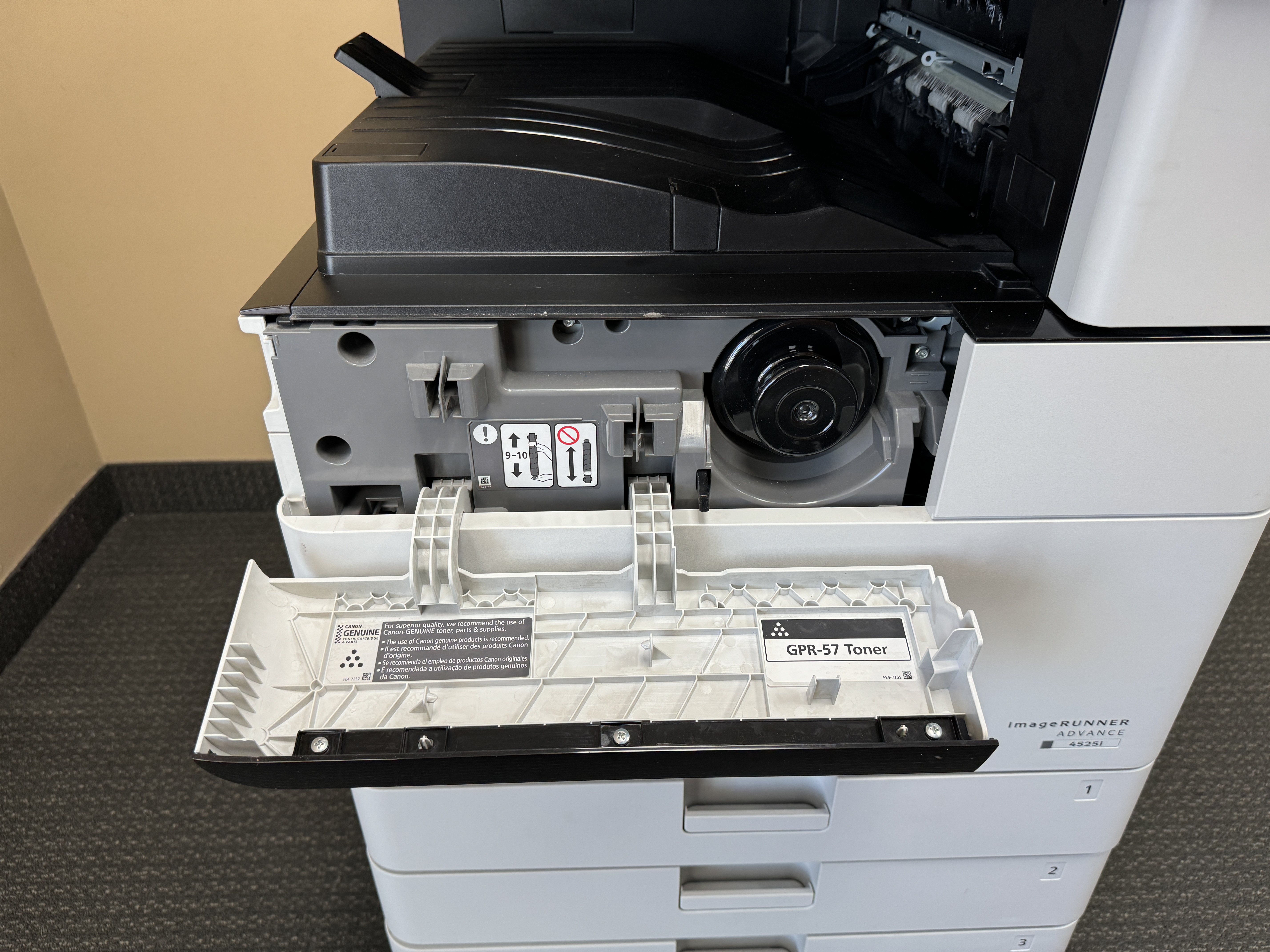 Toner in canon copy machine lease