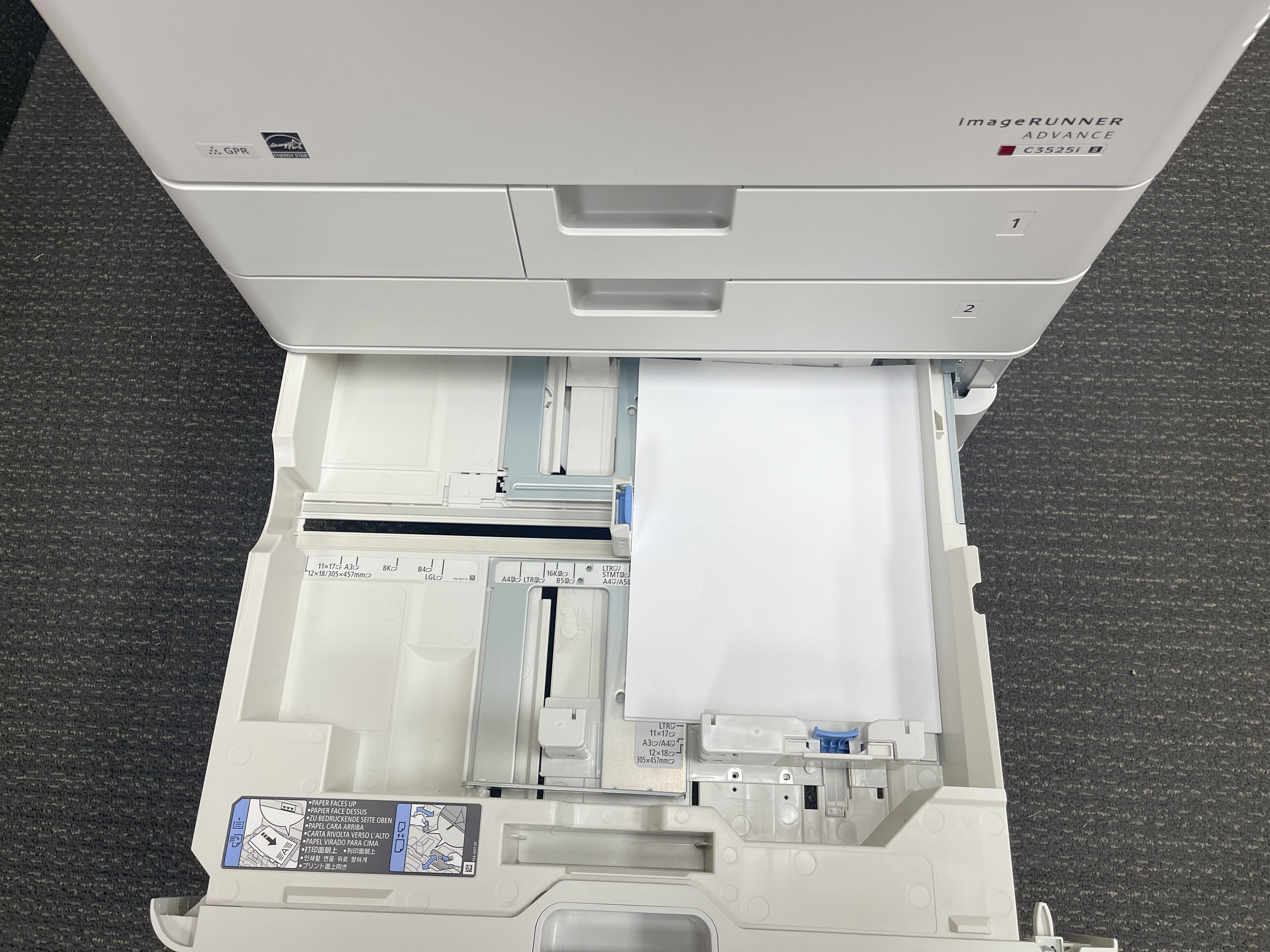 lease a business printer for different paper sizes