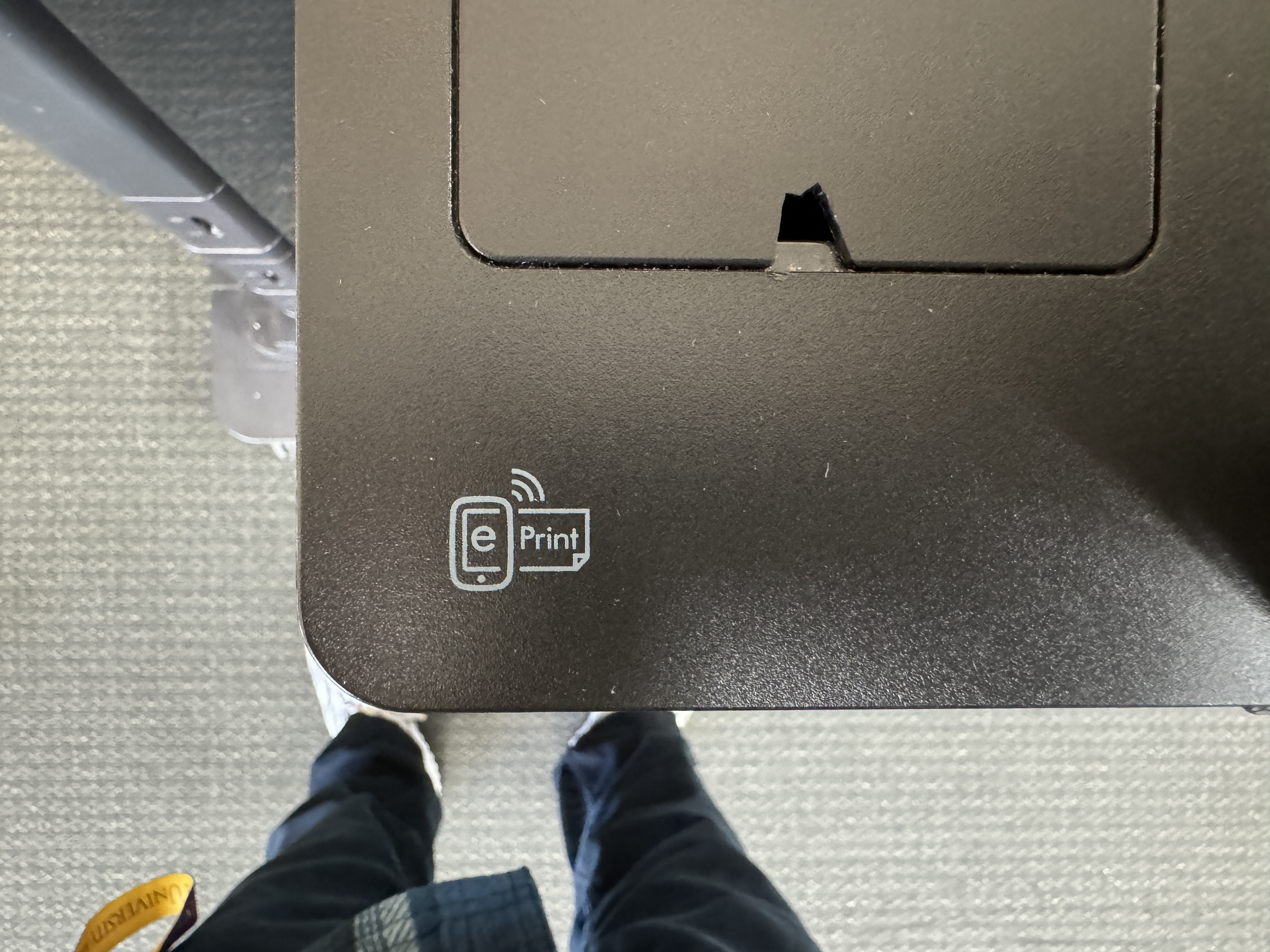 ID reader on printer scanner copier for office use