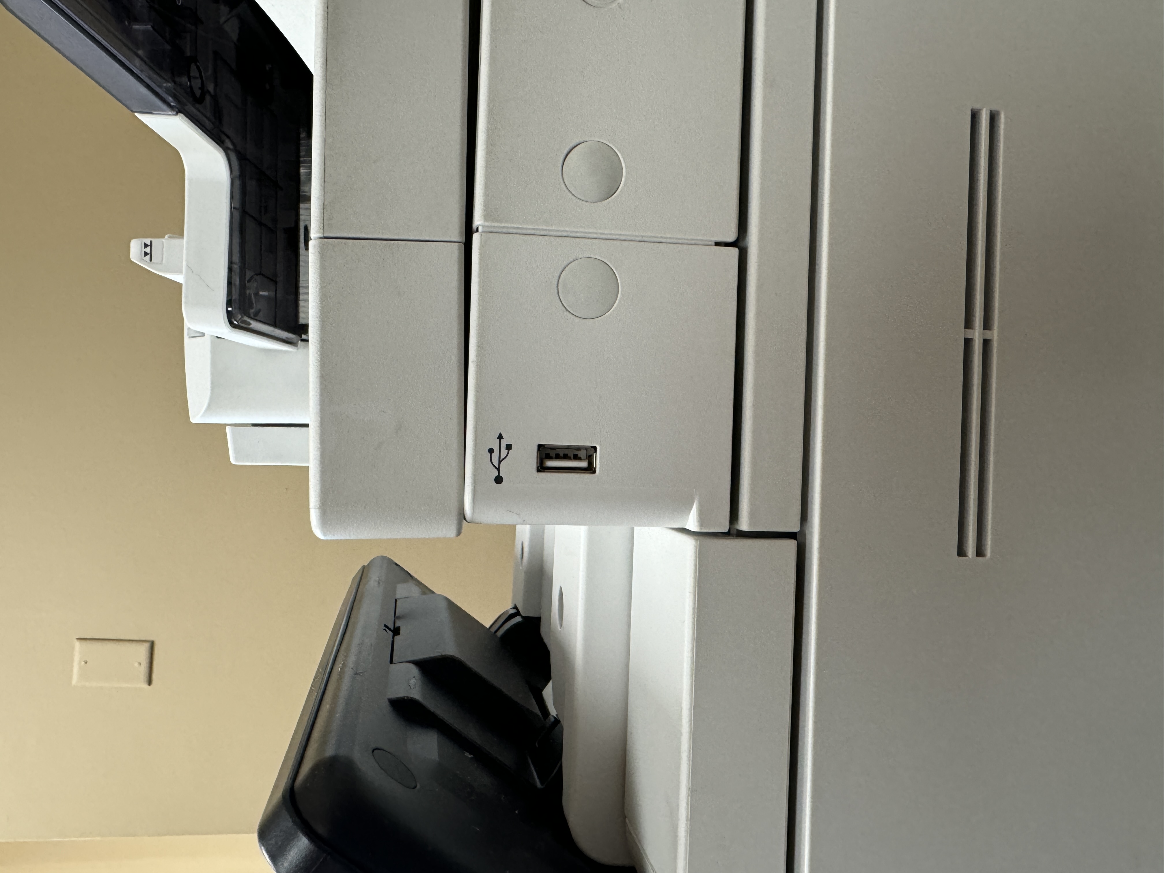 Print off usb feature in lease commercial printer