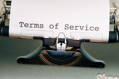 Terms of service of leasing a copier printer