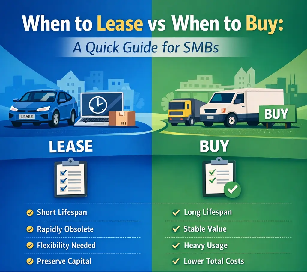 Lease vs Buy: What’s Best for Small and Medium Businesses in 2026?
